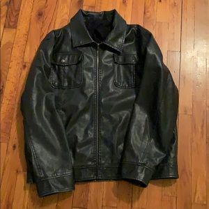 Fourcast Black Leather XL Jacket